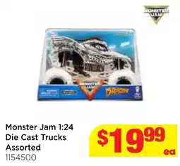 Mr Toys Monster Jam 1:24 Die Cast Trucks Assorted offer