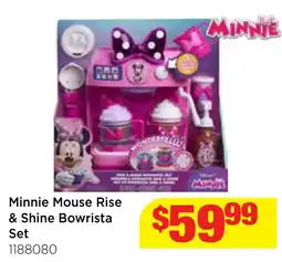 Mr Toys Minnie Mouse Rise & Shine Bowrista Set offer