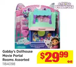 Mr Toys Gabby's Dollhouse Movie Portal Rooms Assorted offer