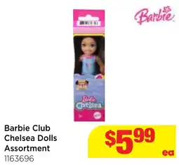 Mr Toys Barbie Club Chelsea Dolls Assortment offer