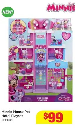 Mr Toys Minnie Mouse Pet Hotel Playset offer