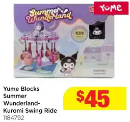 Mr Toys Yume Blocks Summer Wunderland-Kuromi Swing Ride offer