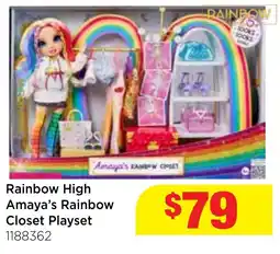 Mr Toys Rainbow High Amaya's Rainbow Closet Playset offer
