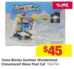 Mr Toys Yume Blocks Summer Wunderland-Cinnamoroll Wave Pool Caf offer