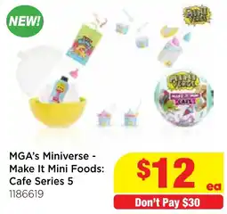 Mr Toys MGA's Miniverse - Make It Mini Foods: Cafe Series 5 offer