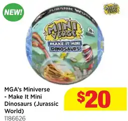 Mr Toys MGA's Miniverse - Make It Mini Dinosaurs (Jurassic World) offer