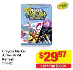 Mr Toys Crayola Marker Airbrush Kit Refresh offer