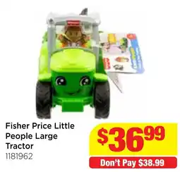 Mr Toys Fisher Price Little People Large Tractor offer