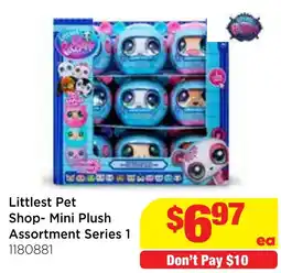 Mr Toys Littlest Pet Shop- Mini Plush Assortment Series 1 offer