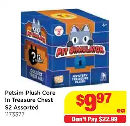 Mr Toys Petsim Plush Core In Treasure Chest S2 Assorted offer