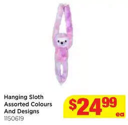 Mr Toys Hanging Sloth offer