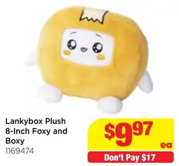 Mr Toys Lankybox Plush 8-Inch Foxy and Boxy offer