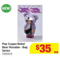 Mr Toys Pop Cuppo·Rebel Bear Movable - Bag Series offer