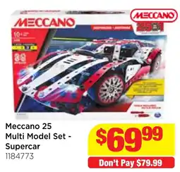 Mr Toys Meccano 25 Multi Model Set - Supercar offer