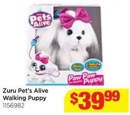 Mr Toys Zuru Pet's Alive Walking Puppy offer