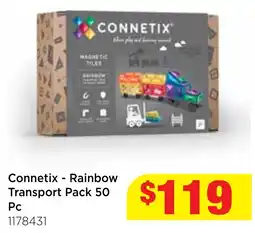 Mr Toys Connetix - Rainbow Transport Pack offer