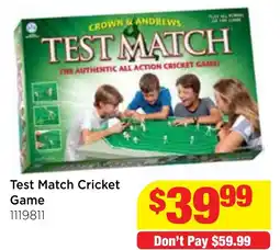 Mr Toys Test Match Cricket Game offer