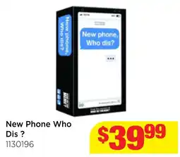 Mr Toys New Phone Who Dis ? offer