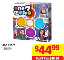 Mr Toys One More offer