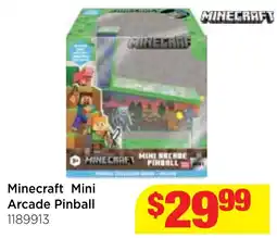 Mr Toys Minecraft Mini Arcade Pinball offer