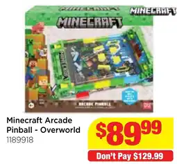 Mr Toys Minecraft Arcade Pinball - Overworld offer