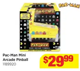 Mr Toys Pac-Man Mini Arcade Pinball offer