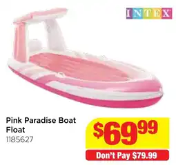 Mr Toys Intex Pink Paradise Boat Float offer