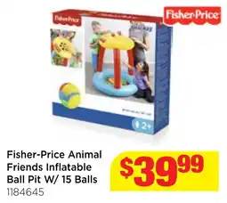 Mr Toys Fisher-Price Animal Friends Inflatable Ball Pit offer