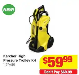 Mr Toys Karcher High Pressure Trolley K4 offer