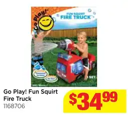 Mr Toys Go Play! Fun Squirt Fire Truck offer