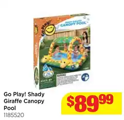 Mr Toys Go Play! Shady Giraffe Canopy Pool offer