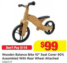 Mr Toys Wooden Balance Bike offer