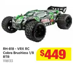Mr Toys VRX RC Cobra Brushless 1/8 RTR offer