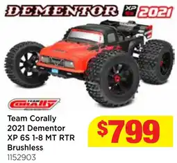 Mr Toys Team Corally 2021 Dementor XP 6S 1-8 MT RTR Brushless offer