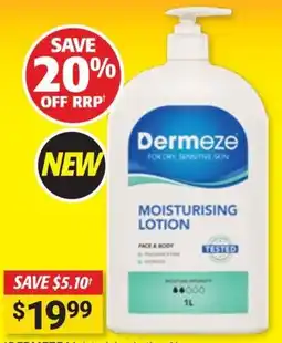 Cincotta Chemist Dermaze Moisturising Lotion offer