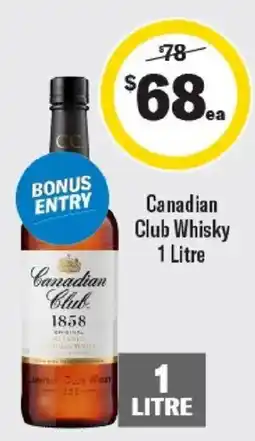 Liquorland Canadian Club Whisky offer