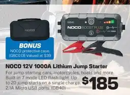 Repco Noco 12V 1000A Lithium Jump Starter offer