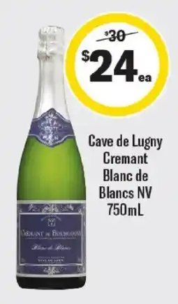 Liquorland Cave de Lugny Cremant Blanc de Blancs NV offer