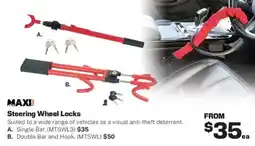 Repco MaxiTac Steering Wheel Locks offer
