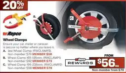 Repco Repco Wheel Clamps offer
