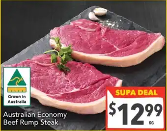 Supa Valu Australian Economy Beef Rump Steak offer