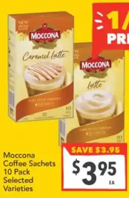 Supa Valu Moccona Coffee Sachets Selected Varieties offer