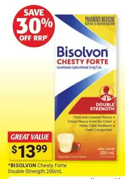 Cincotta Chemist Bisolvon Chesty Forte offer