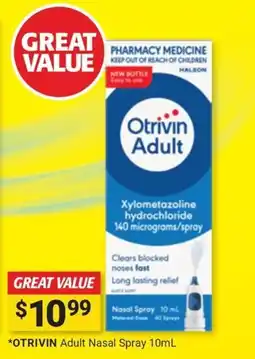Cincotta Chemist Otrivin Adult Nasal Spray offer