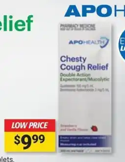 Cincotta Chemist Apo Health Chesty Cough Relief offer