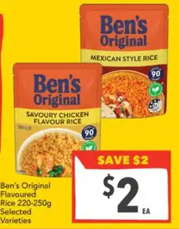 Supa Valu Ben's Original Flavoured Rice offer