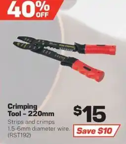 Repco Crimping Tool - 220mm offer