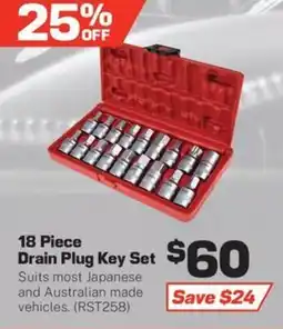 Repco 18 Piece Drain Plug Key Set offer