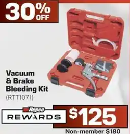 Repco Vacuum & Brake Bleeding Kit offer