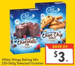 Supa Valu White Wings Baking Mix offer